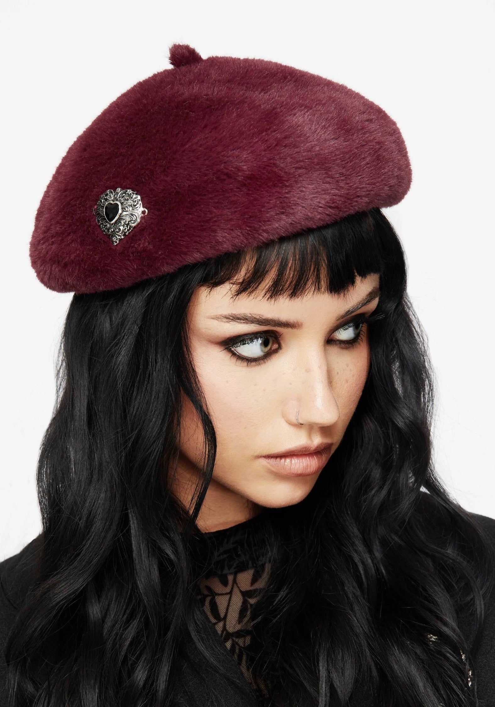 Stella Heart Brooch Beret – Disturbia