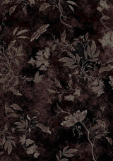 Ashmire Woodland Moth Print Midi Belted Shirt Dress
