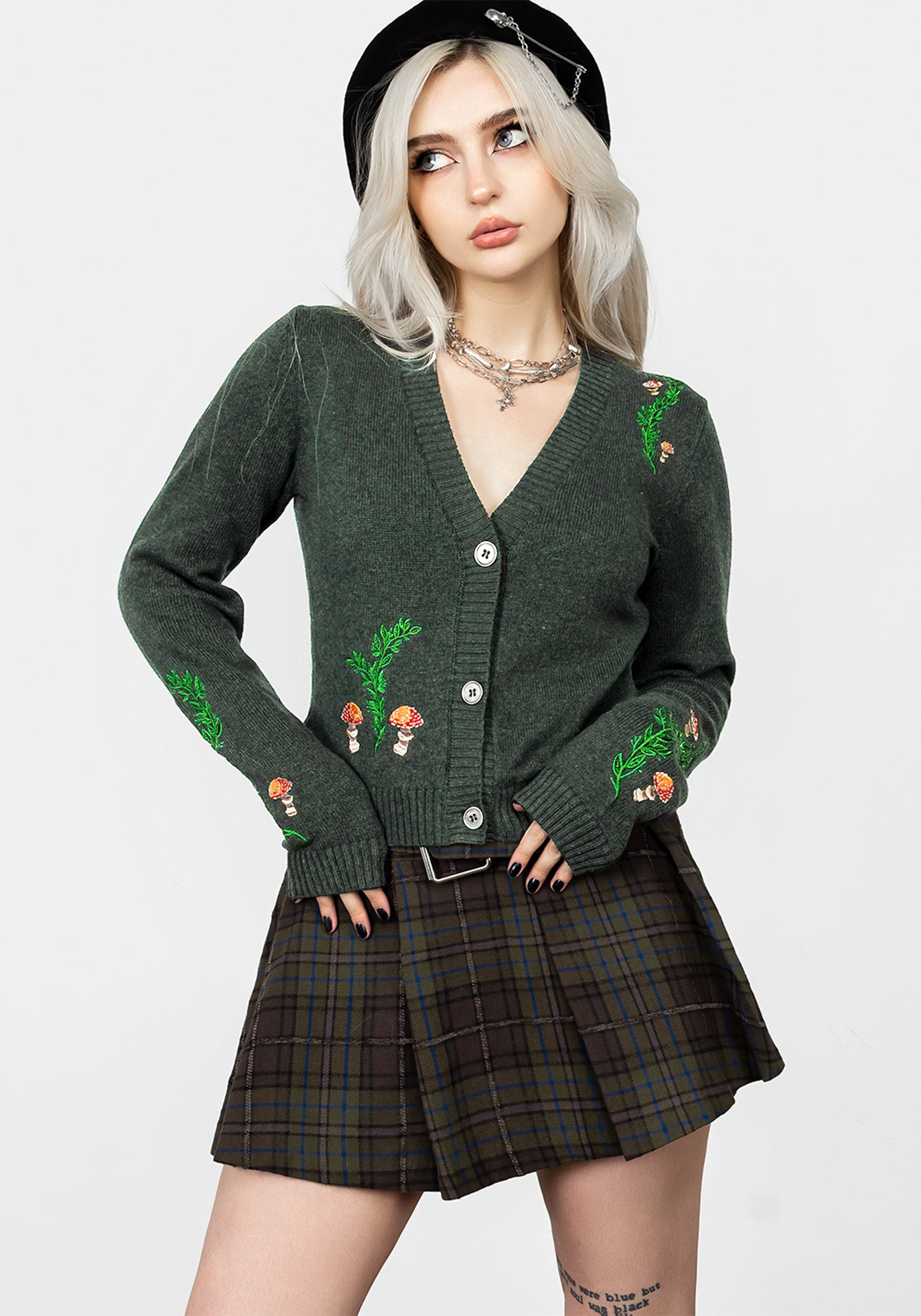 Fable Embroidered Cardigan | Disturbia - Shop Women's Gothic
