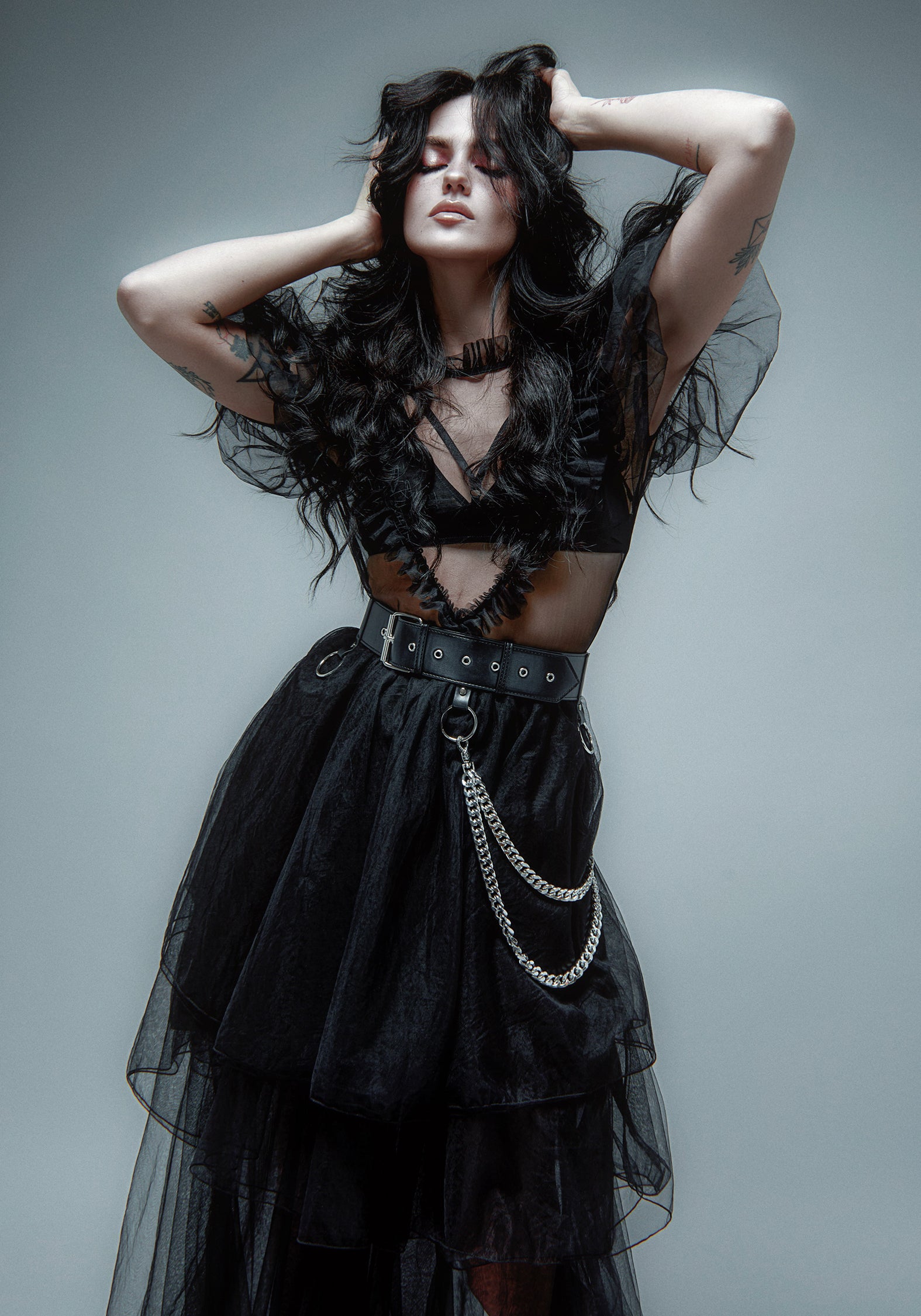 CHAOS LAYERED TULLE GOWN | Disturbia - Shop Women's Gothic