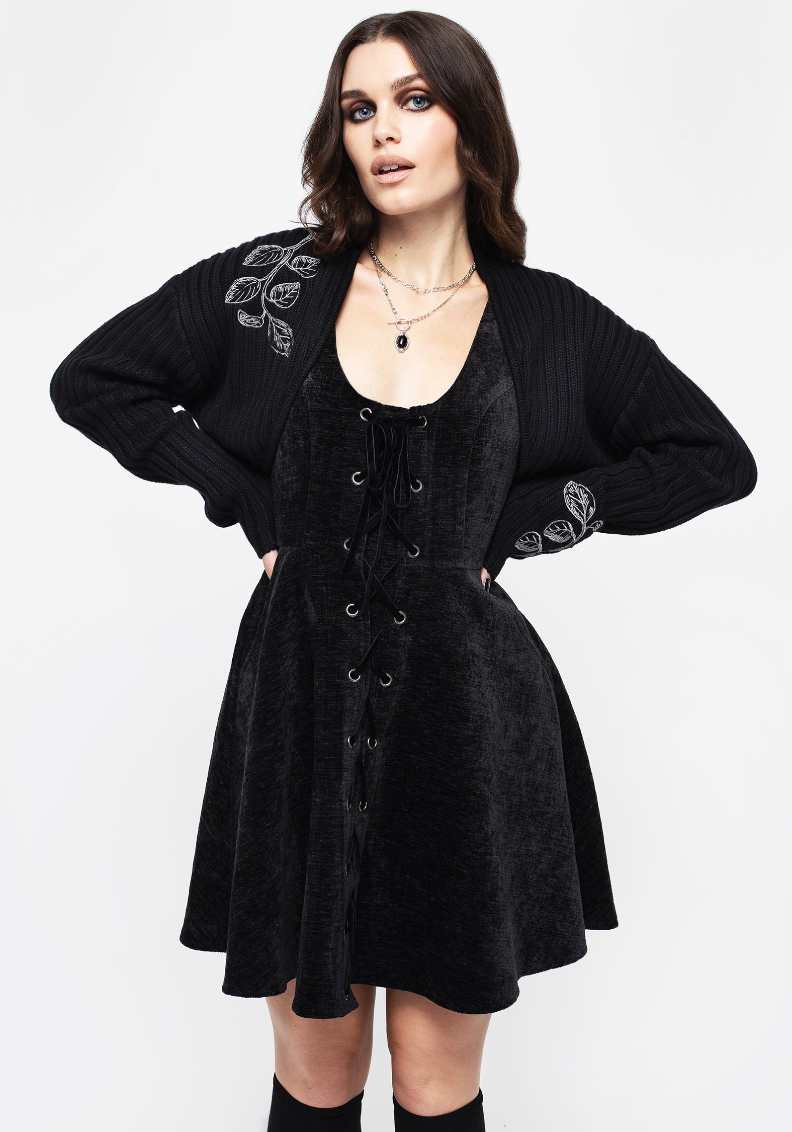 Amalthea Embroidered Bolero | Disturbia - Shop Women's Gothic