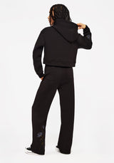 Rosanella Floral Embroidered Wide Leg Sweatpants