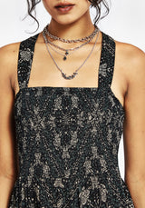 Poem Moth Printed Cami Midaxi Dress