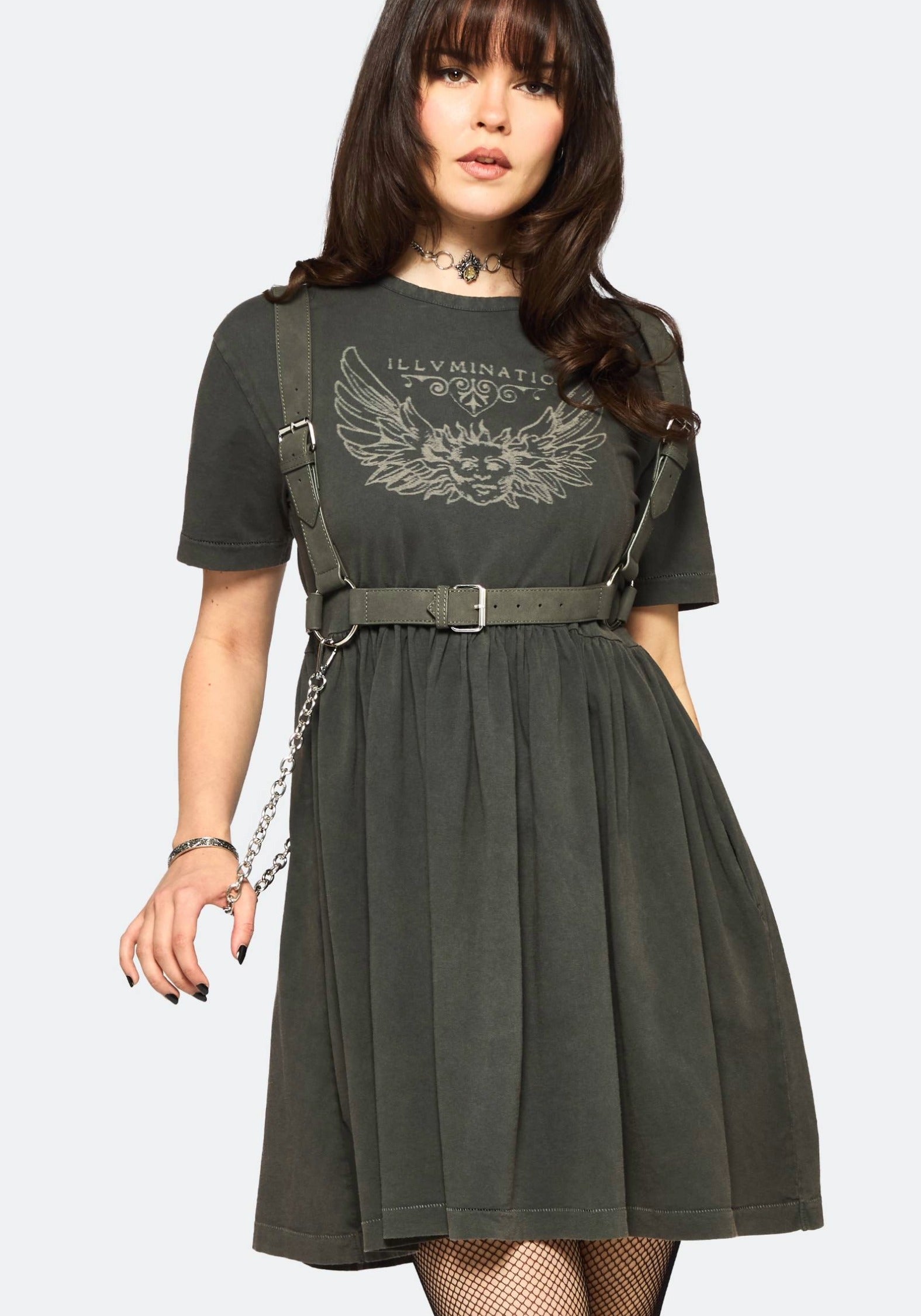 skater cotton dress ASOS LUXE cotton poplin off-shoulder ruffle skater dress with lace in white