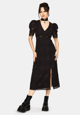 Zephyr Crossed Lace Midaxi Dress US 6