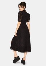 Zephyr Crossed Lace Midaxi Dress US 6