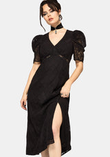 Zephyr Crossed Lace Midaxi Dress US 6