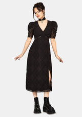 Zephyr Crossed Lace Midaxi Dress US 6