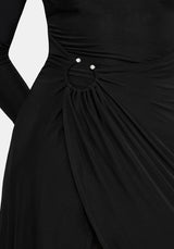 Bellamira Ring Waist Midaxi Dress US 2