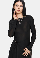 Bellamira Ring Waist Midaxi Dress US 2