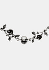 Sezora Rose Skull Choker