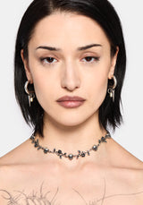 Sezora Rose Skull Choker