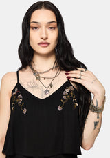 Genevra Embroidered Overlay Playsuit