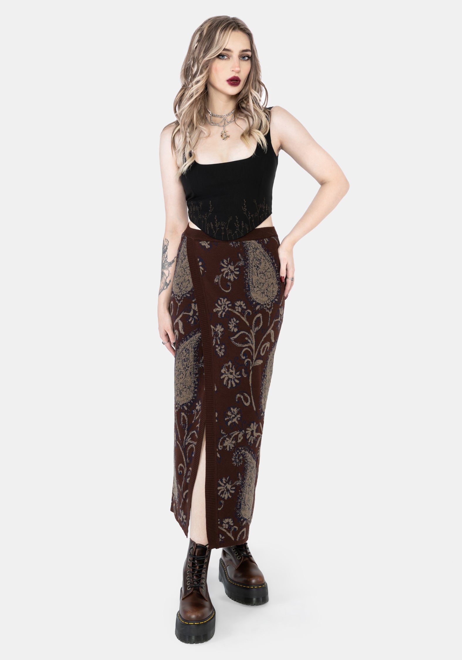 Gillian Midi Skirt Cord