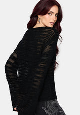 Oswin Lightweight Slouchy Slub Knit Top