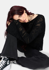 Oswin Lightweight Slouchy Slub Knit Top