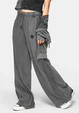 Mio Witches Knot Distressed Seam Sweatpants