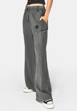 Mio Witches Knot Distressed Seam Sweatpants