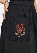 Mythos Embroidered Midi Skirt US 2