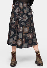 Kleo Relics Print Midaxi Skirt