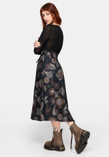 Kleo Relics Print Midaxi Skirt
