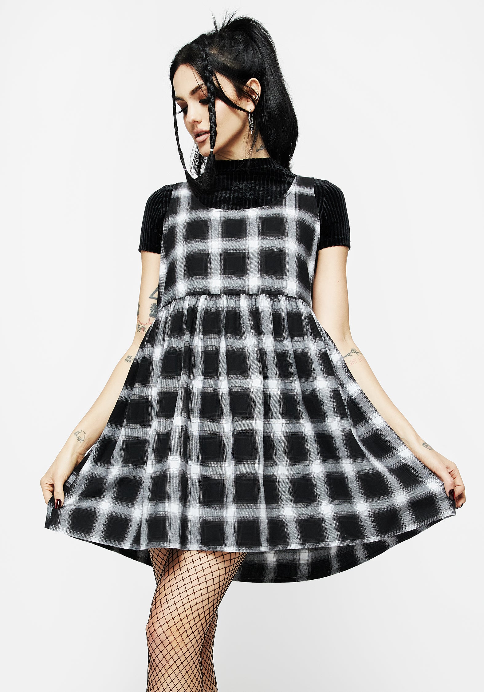 Singles Plaid Dress Singles Plaid Dress