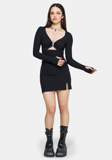 EASTWICK CUT OUT MINI DRESS