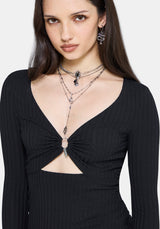 EASTWICK CUT OUT MINI DRESS
