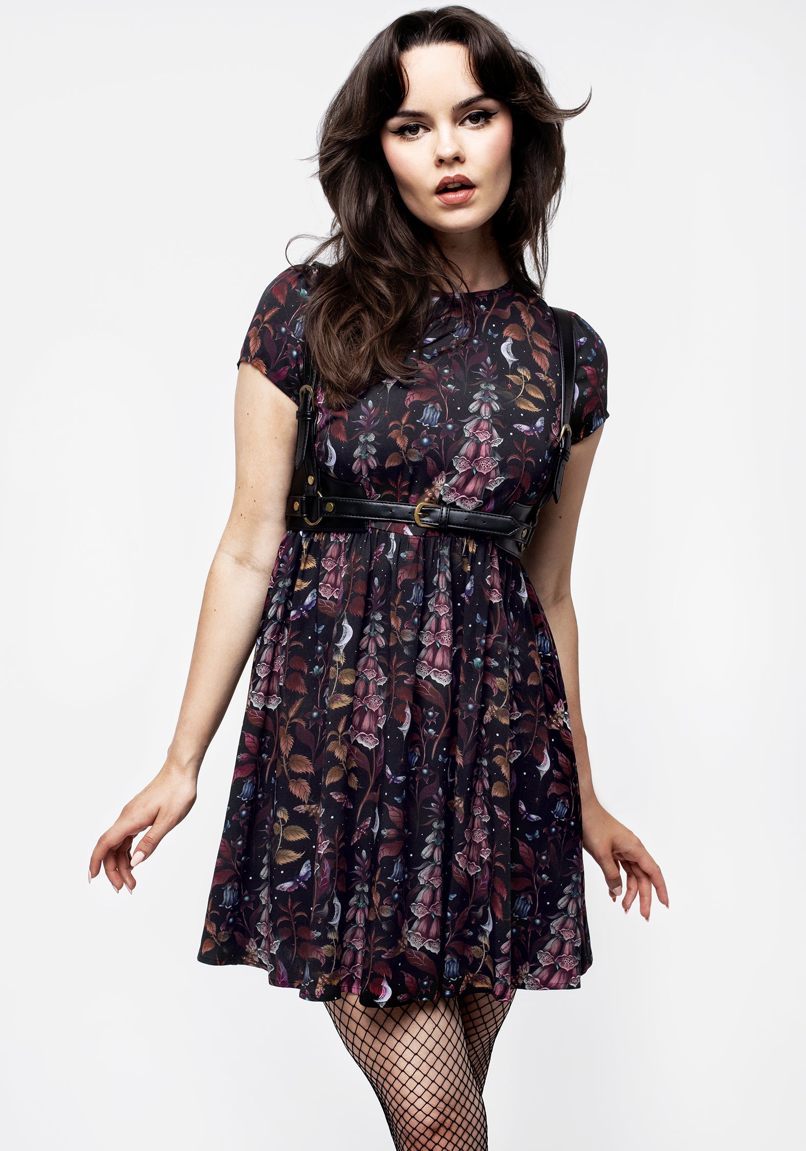 Foxglove Mini Skater Dress | Disturbia