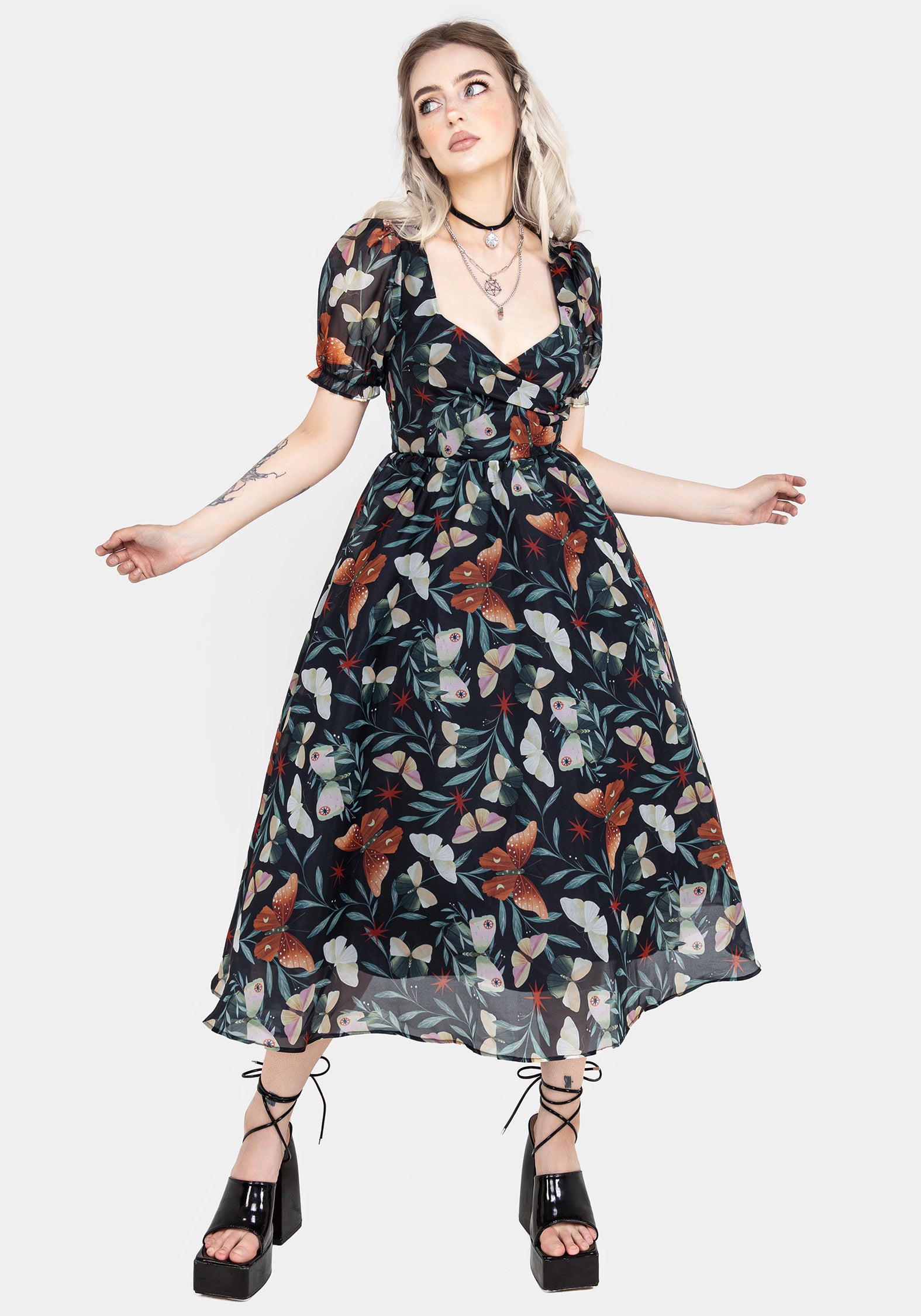 mariposa mesh dress Mariposa Tube Midi Slip