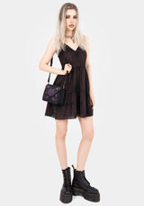 Burnout Tie Dye Cotton Mini Dress