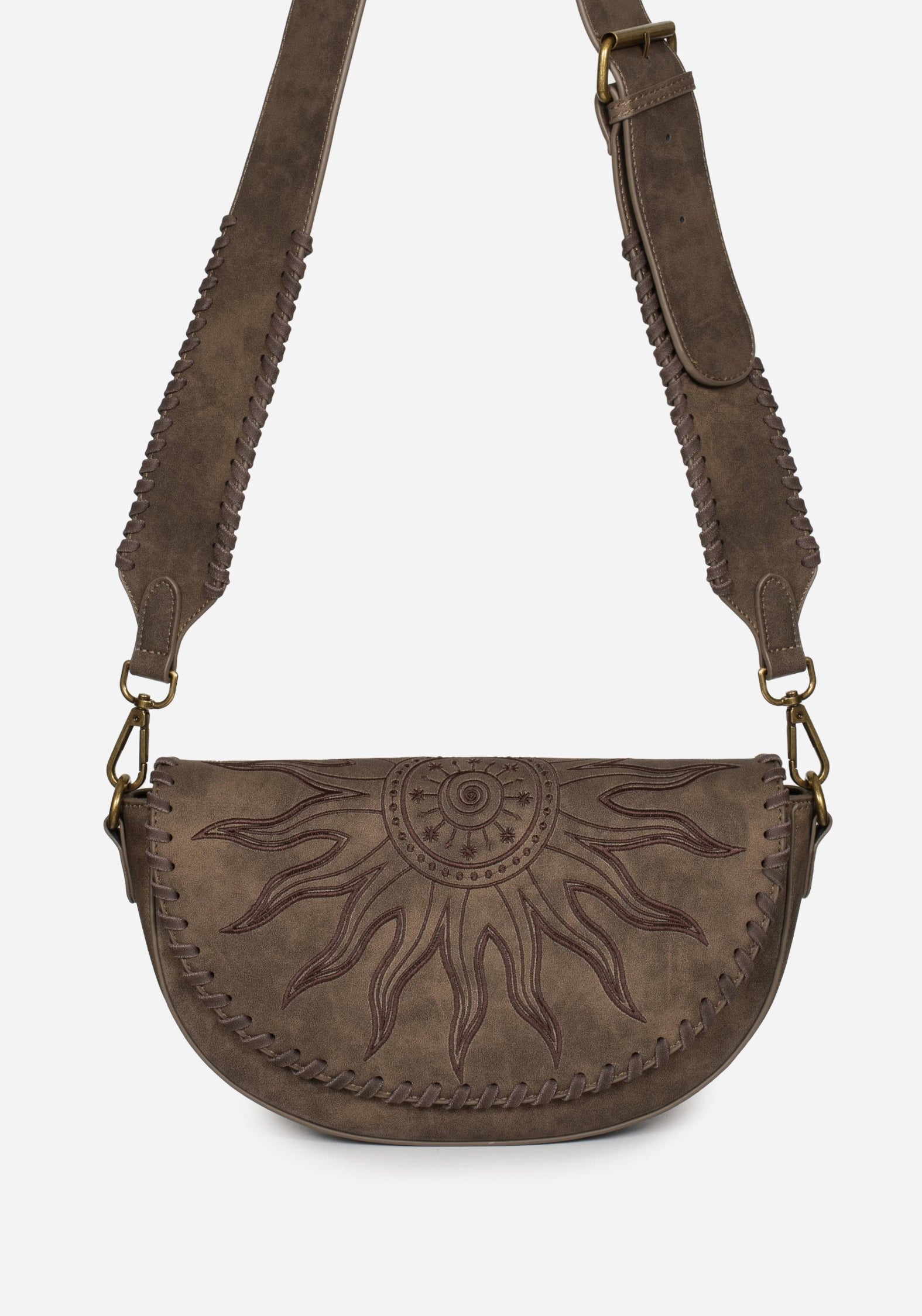 Balor Crescent Crossbody Bag | Disturbia - Shop Women's Gothic