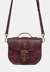 Rosamoth Buckle Crossbody Satchel Bag
