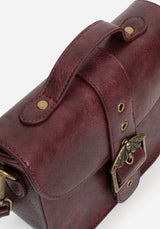 Rosamoth Buckle Crossbody Satchel Bag