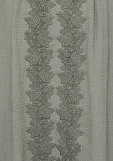 Alder Cotton Ivy Detail Midi Skirt