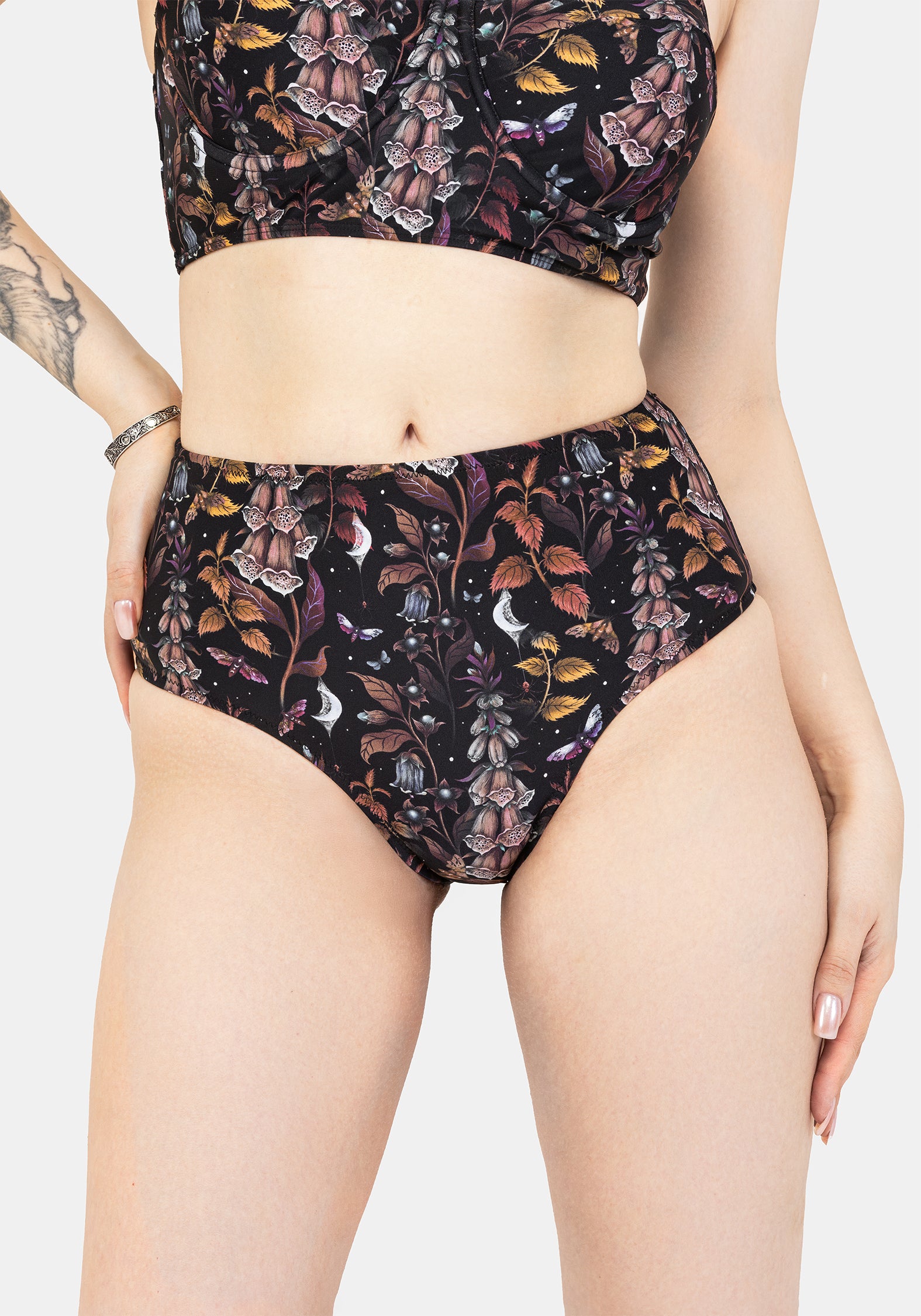 Foxglove Floral Print Swim Bottoms | Disturbia - Shop Women's