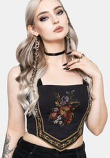 Lilet Chiffon Embroidered Corset