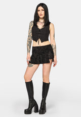 Lila Embroidered Corset Top
