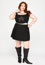 Phoenix Embroidered Corset Top