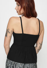 Cirissa Corset Lace Up Detail Cami