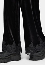 Velis Velour Wide Leg Pants