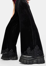 Velis Velour Wide Leg Pants