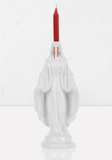 CRYING MADONNA CANDLE HOLDER