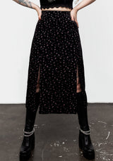 Woe Midi Split Skirt