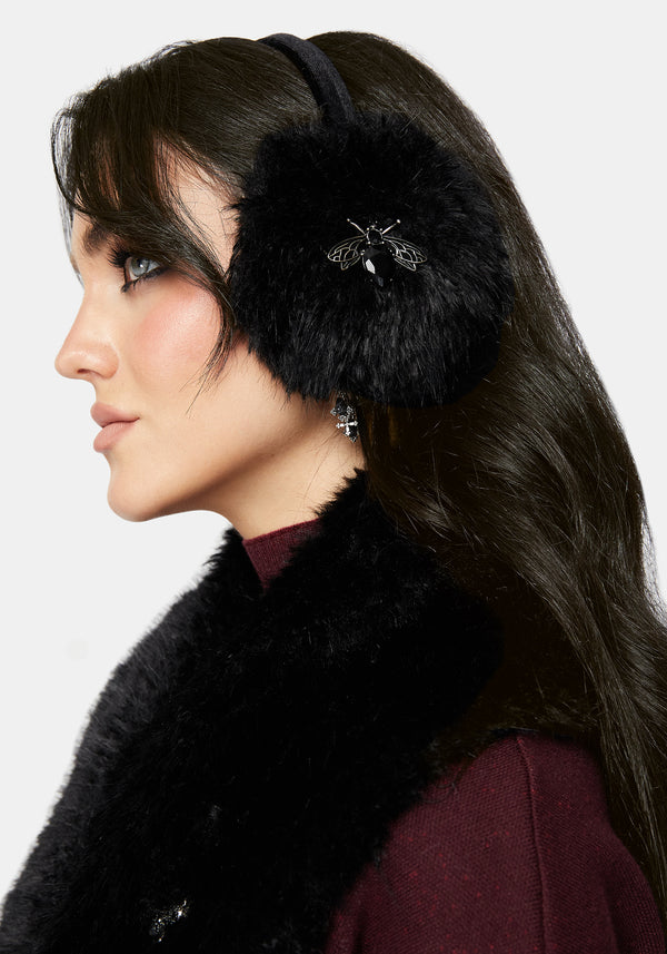 Aven Bug Floral Ear Muffs