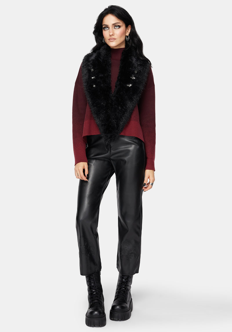 Aven Bug Faux Fur Scarf Collar