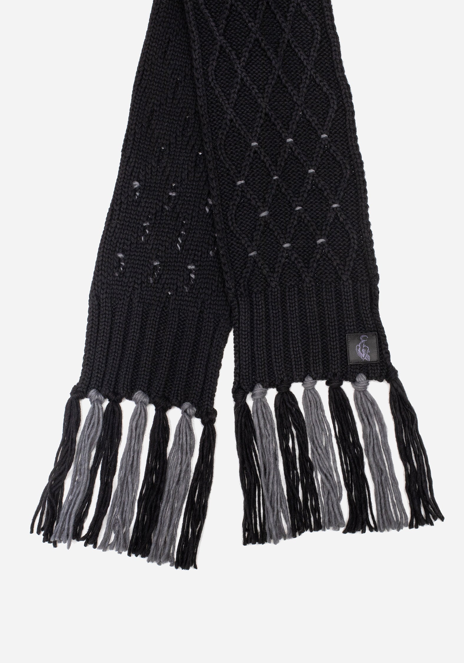 Layla Criss Cross Black Scarf – Disturbia