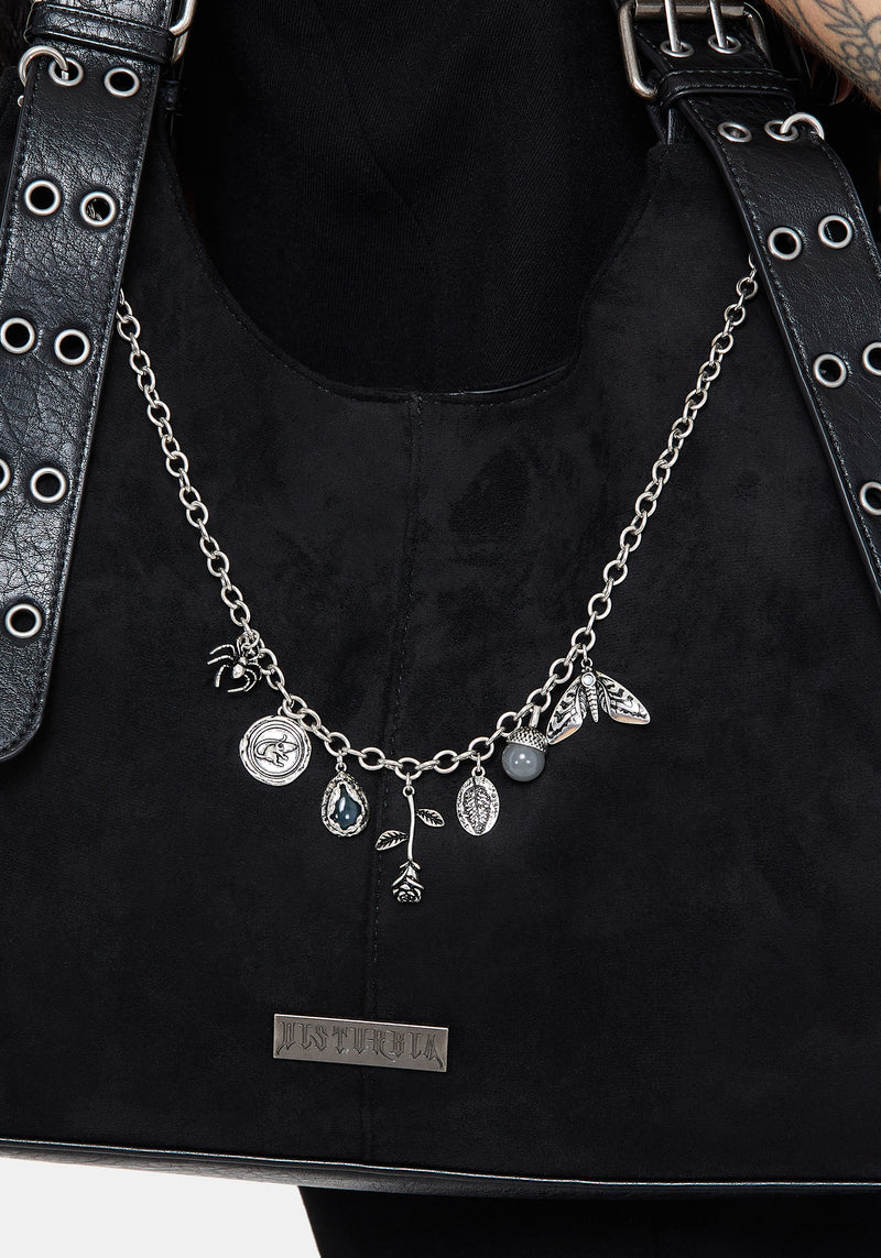 Draven Rat & Spider Bag Chain