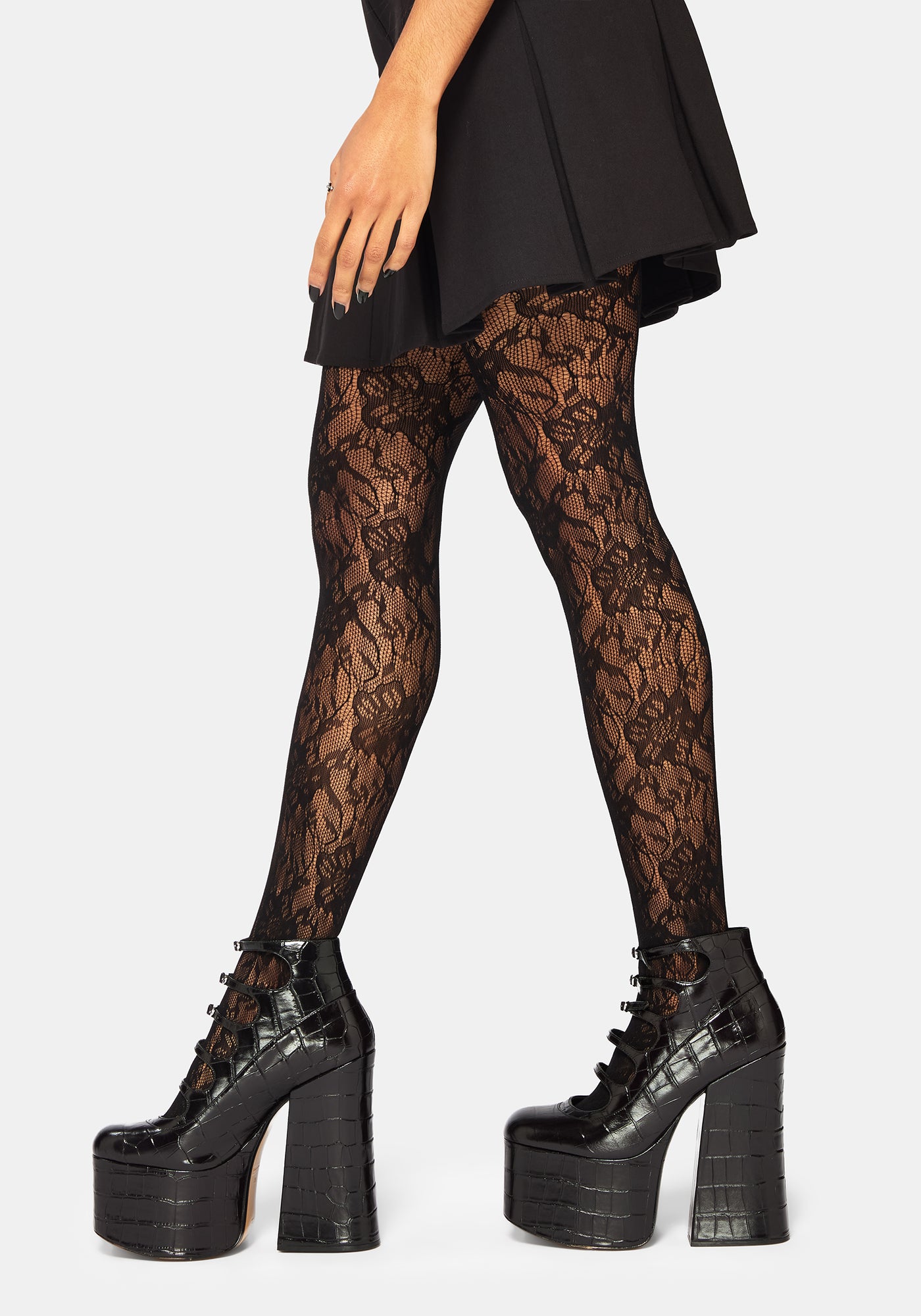 Phantasmic Sheer Lace Tights Phantasmic Sheer Lace Tights