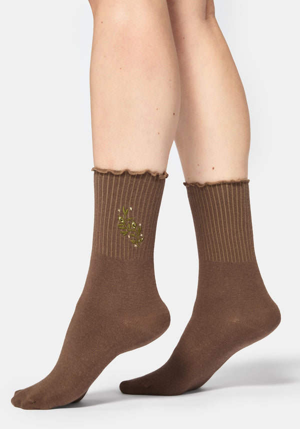 Koax Embroidered Socks